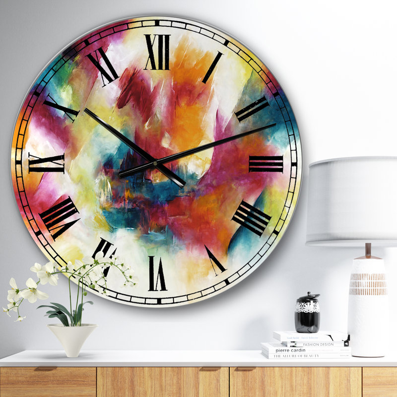 Horloge murale moderne surdimensionnée, Grand