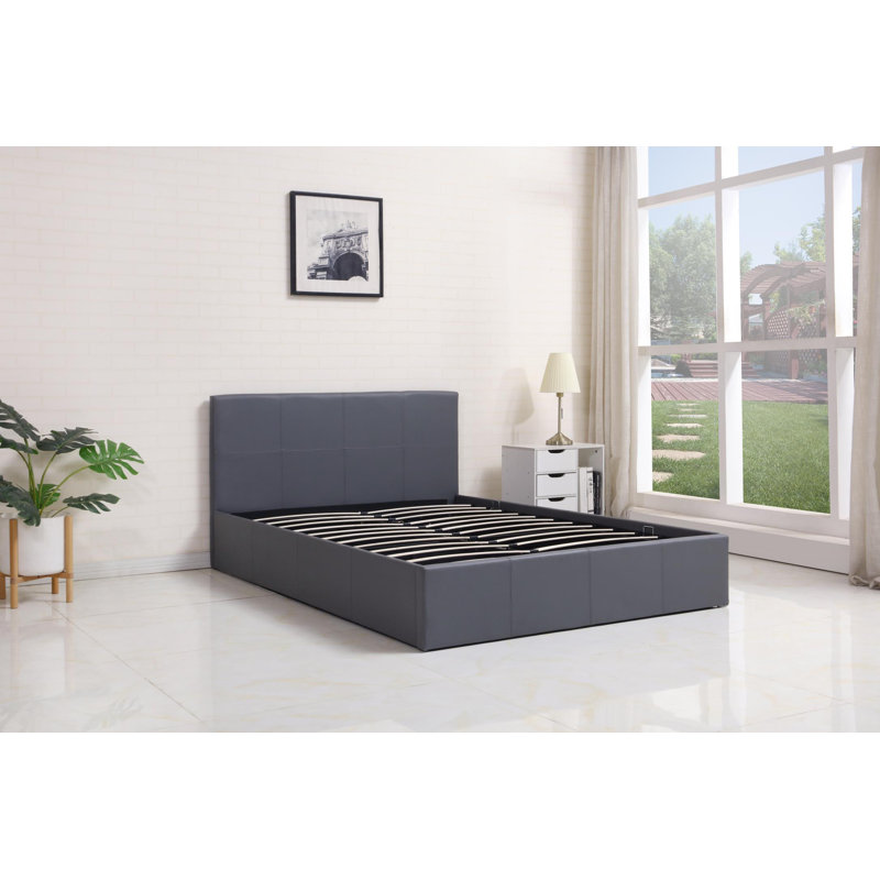 Upholstered Ottoman Storage Bed, Double (4'6)