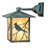 Verdigris Solid Brass Armed Sconce
