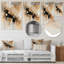 «Brown Mindful Abstraction IV», impression sur métal sans cadre-910121242