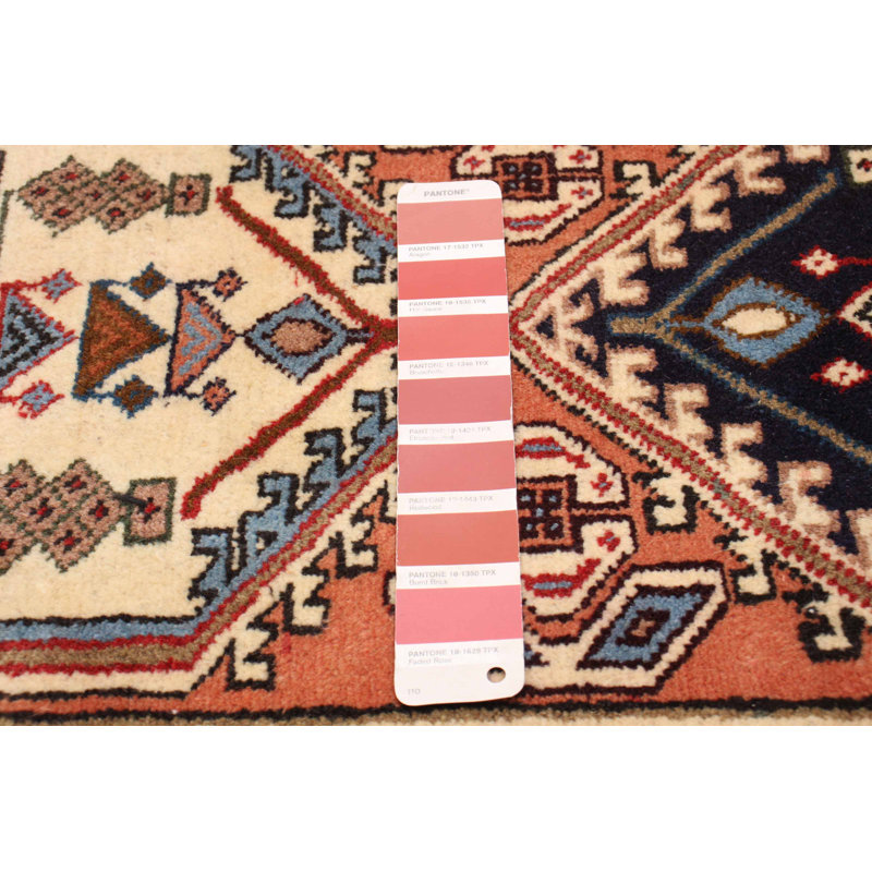 Tapis de couloir unique en laine noué à la main nouvel âge 2 pi 2 po x 9 pi 6 po Jesse-James