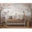 Papier peint ciel nuageux avec fleurs de prairie et décoration murale amovible-1069965550-1069965552