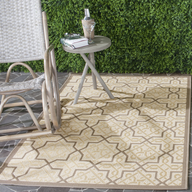 Dirks Performance Geometric Rug, Rectangle 4' x 5'7"