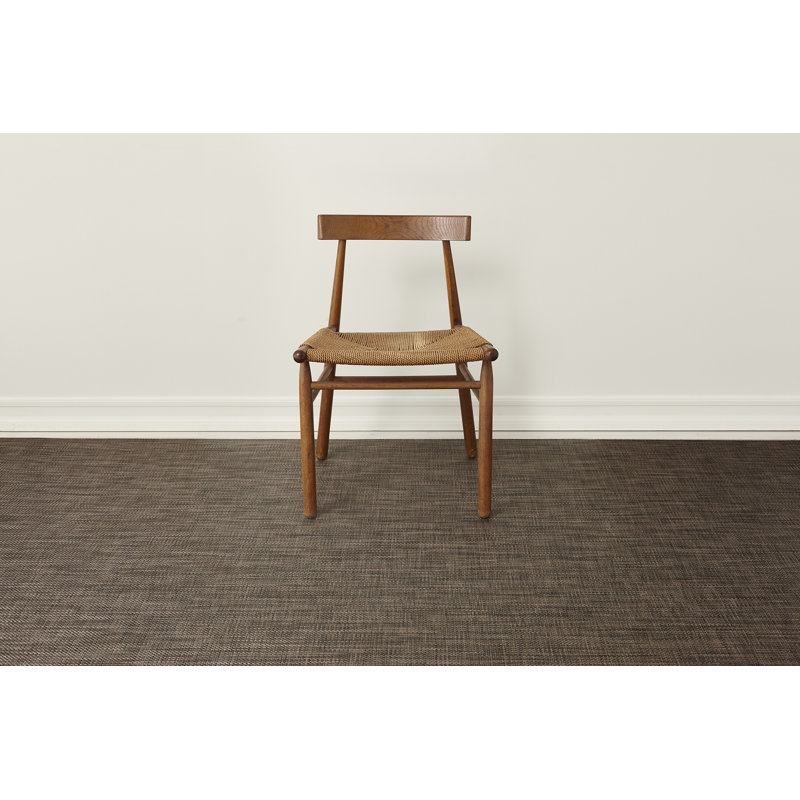 Basketweave Vinyl Indoor / Outdoor Area Rug, Rectangle 118 x 183cm