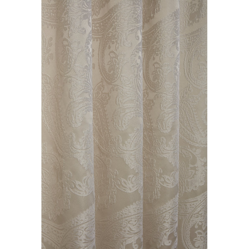 Duchess Semi Sheer Sliding Panel Pair, Width 228 x Drop 228cm, Cream