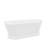 DreamLine Abbey 66 3/4 in. L x 31 1/2 in. W x 23 7/8 in. H Acrylic Double Ended Freestanding Tub, Polished Brass-118166348