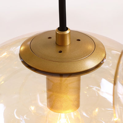 6.3' H Cognac Glass Shade
