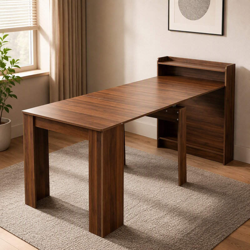 Table de salle à manger, H 39,37 po x l 36,31 po x P 95,43 po, Noyer