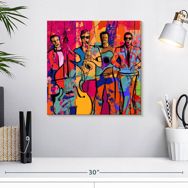 Abarca Jazz Quartet, H 16 po x l 16 po