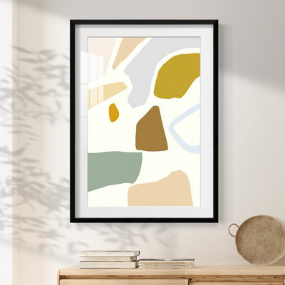 PastelSplotchesIIPremiumGalleryWrappedCanvas-Framed Print