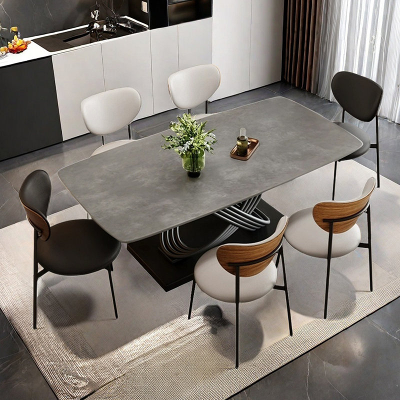 Hermidale, Noir / Blanc cassé, H 29,5 po x L 70,9 po x l 35,4 po, Gris