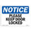 Please Keep Door Locked Sign
