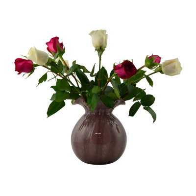 Vase en verre 8 po