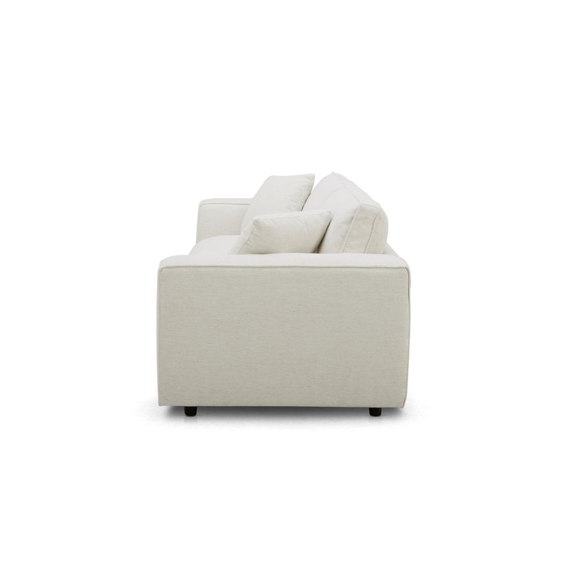 Elmore Sofa In Nomad Snow Fabric, Cream