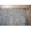 Tapis transitionnel bleu Graceful Marrakech