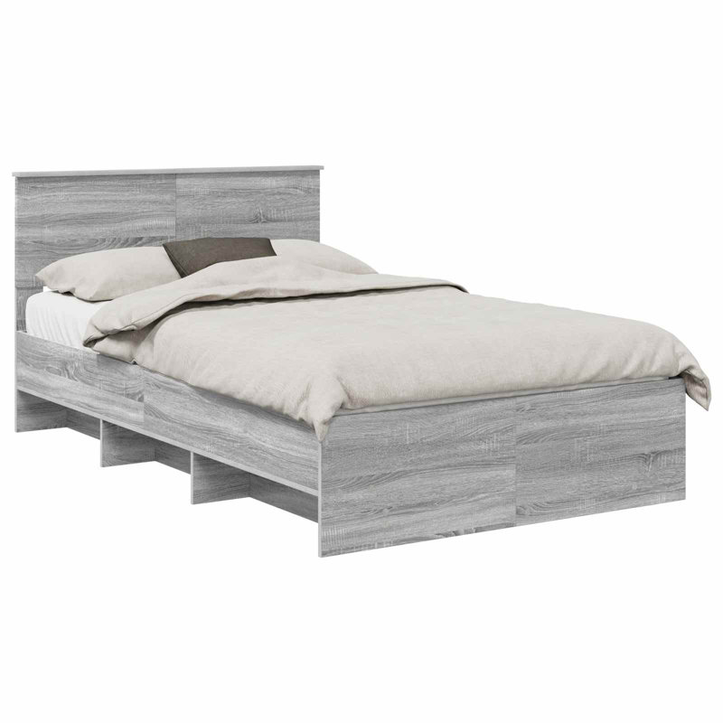 Bed, Double (4'6), Grey Sonoma