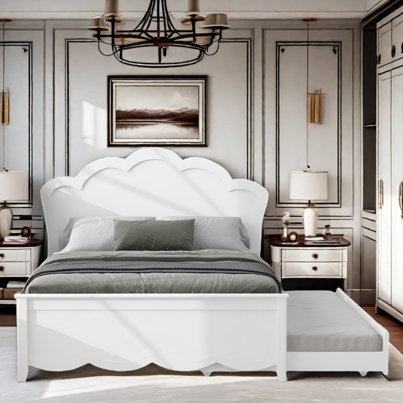 Daveney Bed, White