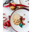 Assorted Holiday Plates - Tree, Car, Candy Cane, Presents (Set of 4)