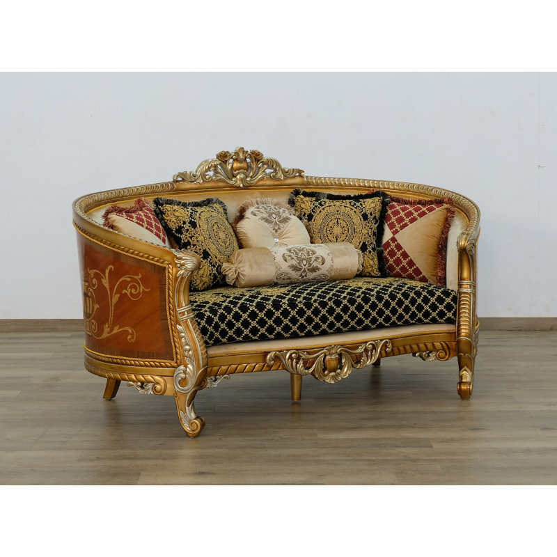 Canapé avec coussins réversibles 105 po Saltz, Brun, H 44,5 po x l 79 po x P 37,5 po