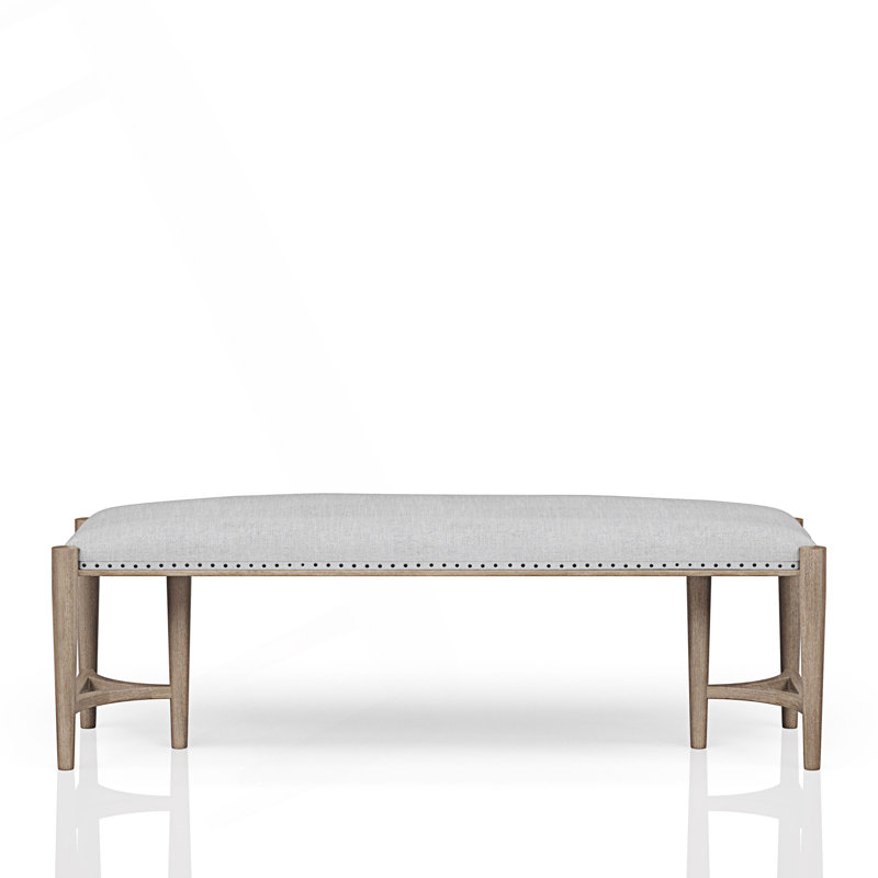 Bench With Triad Base, Mudroom Bench