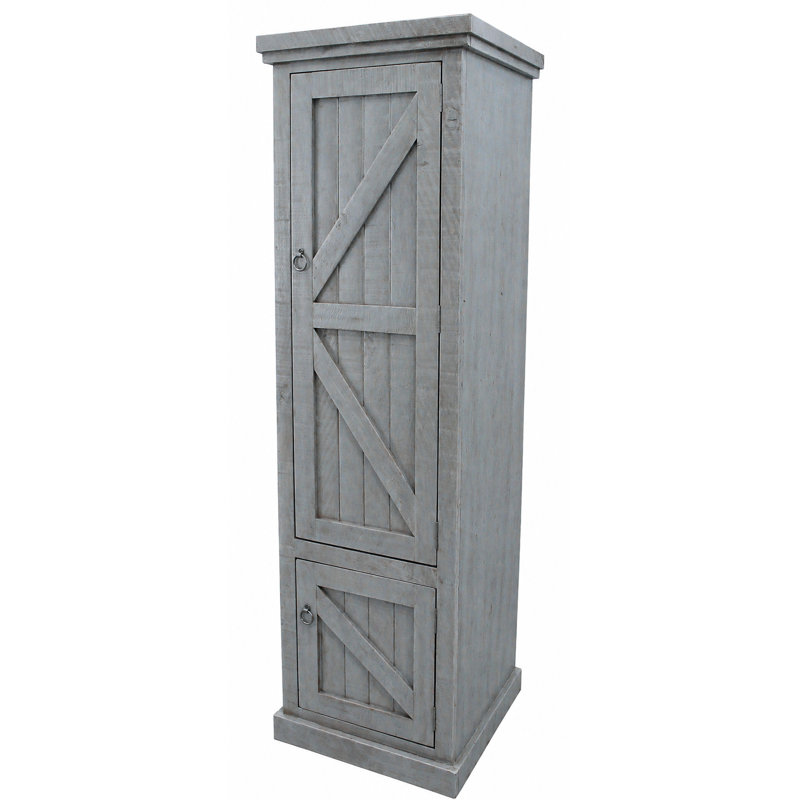 Armoire Kelley, Bleu pâle rustique