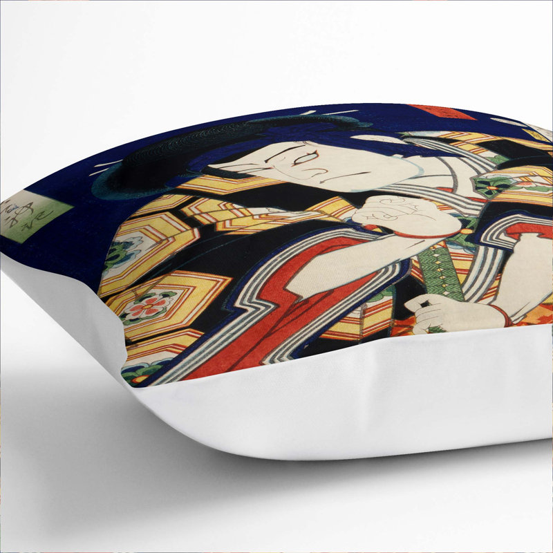 Square Cushion, 40cm H x 40cm W x 15cm D, White