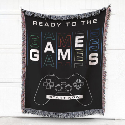 Ready to the Games 100% Cotton Throw