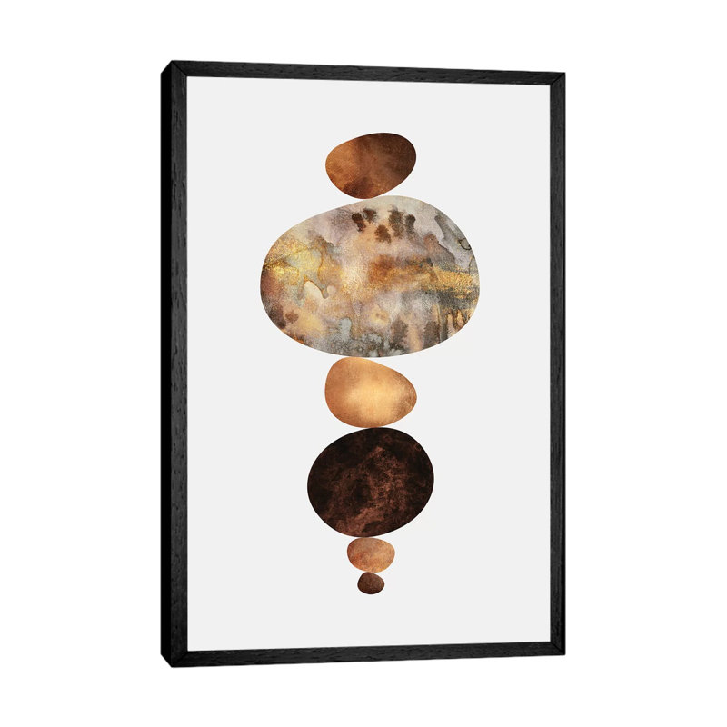 Balance II - Floater Frame Print on Canvas, 152.5 cm H x 101.5 cm W, Black Framed