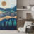 Abstract Mountains Peel & Stick Border-93867438