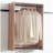 Devi Oak Wall Mounted Wood Closet System-1155360156