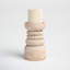 Wood Tabletop Pillar with Candle Included