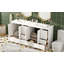 Meuble-lavabo autoportant de 72 po de style Shaker avec lavabo en céramique-1610041559