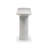 Darcy White Concrete Indoor / Outdoor Console Table-615591431