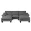Canapé modulaire en U Chenille