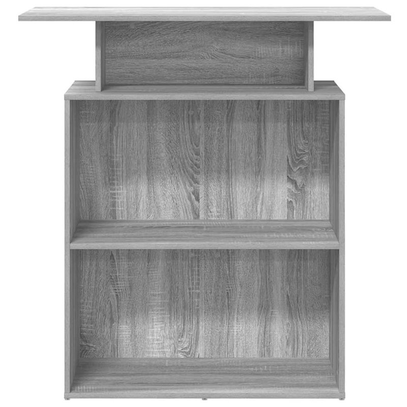 Baheerathan Standing Desk, Grey Sonoma