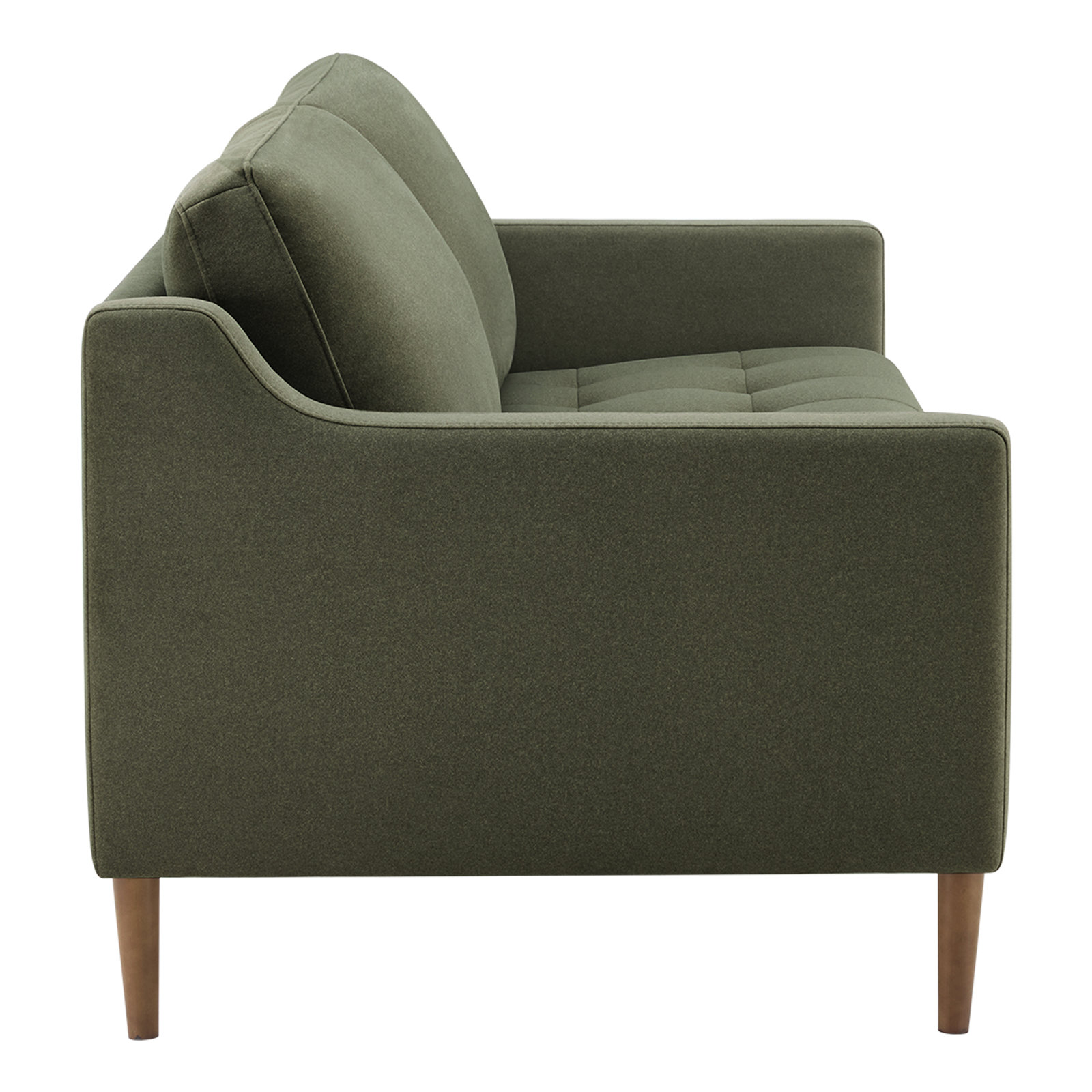 Daylen 86" Velvet Sofa, Vesper Forest Velvet