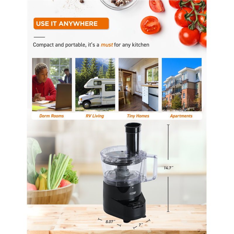 CHK Series Commercial Chef 4-cup Food Processor