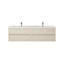 Meuble-lavabo double avec plateau 70,9 po Castanea-1922679964