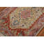 Tapis de couloir indien géométrique Kazak gris 3 x 8
