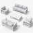 White Frame/Light Gray Cushion is out of stock