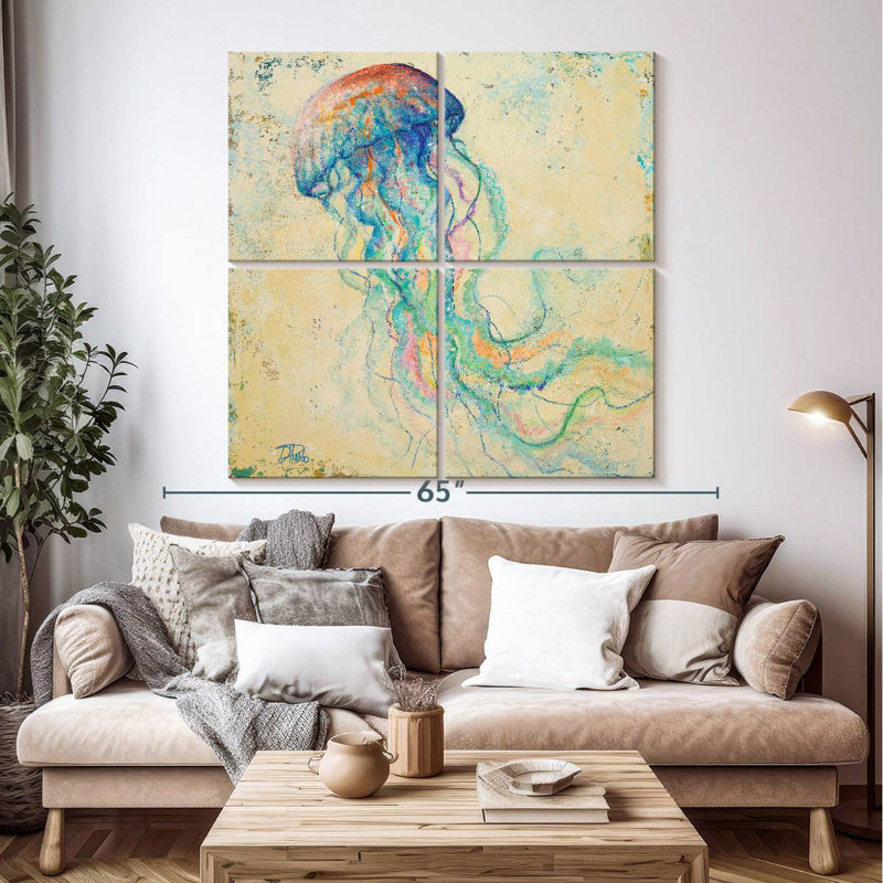 Brampt Creatures Of The Ocean I, 50" H x 50" W