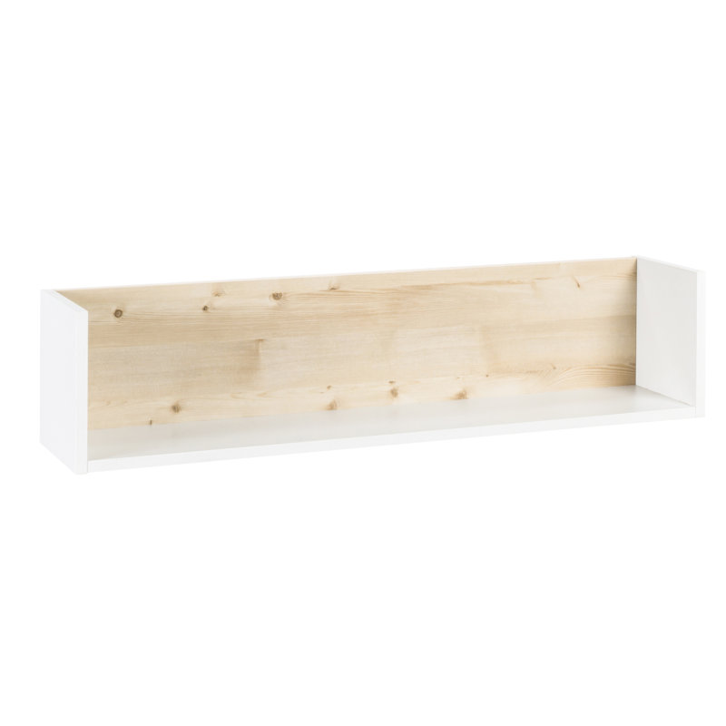 Accent Shelf, White/Light brown
