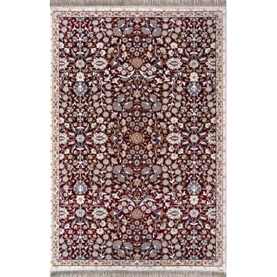 Tearesa Cotton Floral Rug