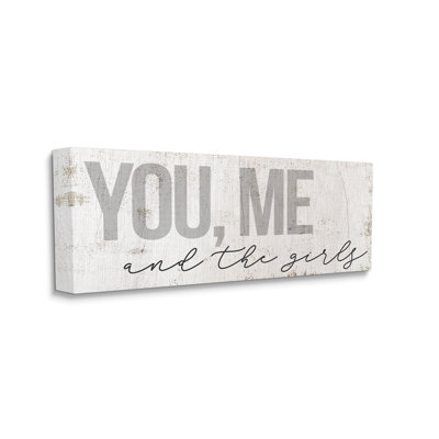 «You You Me and The Girls Family», impression sur toile