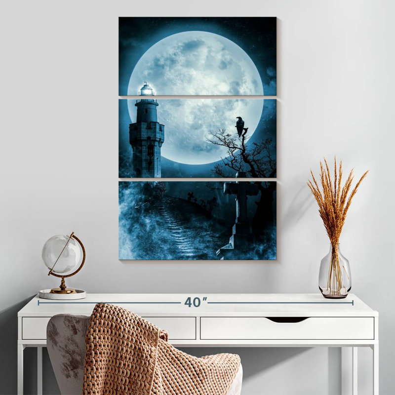 Kelan Halloween Castle, 32" H x 20" W