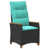 Noir et turquoise