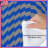 Blue Gray Zigzag Pattern Comforter-128741307