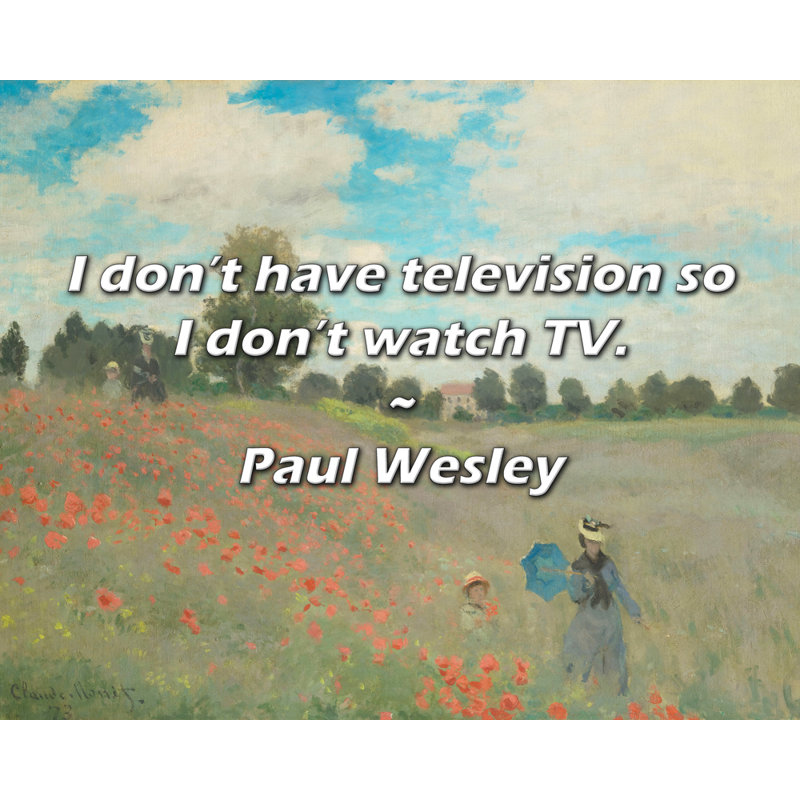 Paul Wesley Quote: I don’t have television so I don’t watch TV.