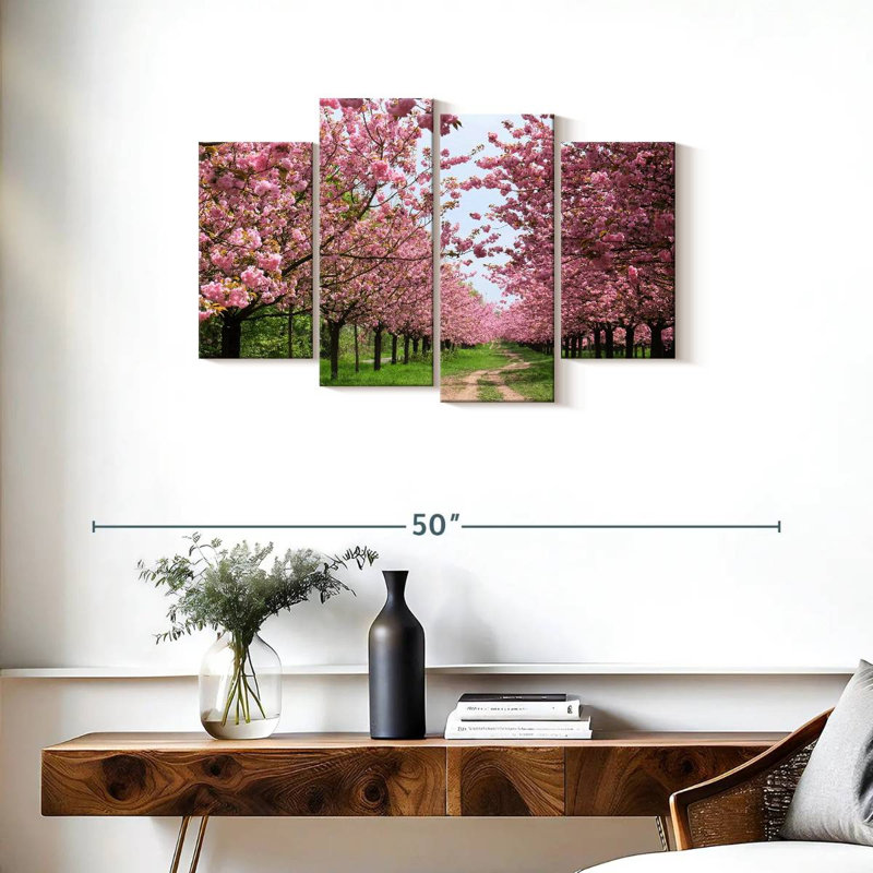 Harnek Berlin Cherry Blossom, 22" H x 36" W