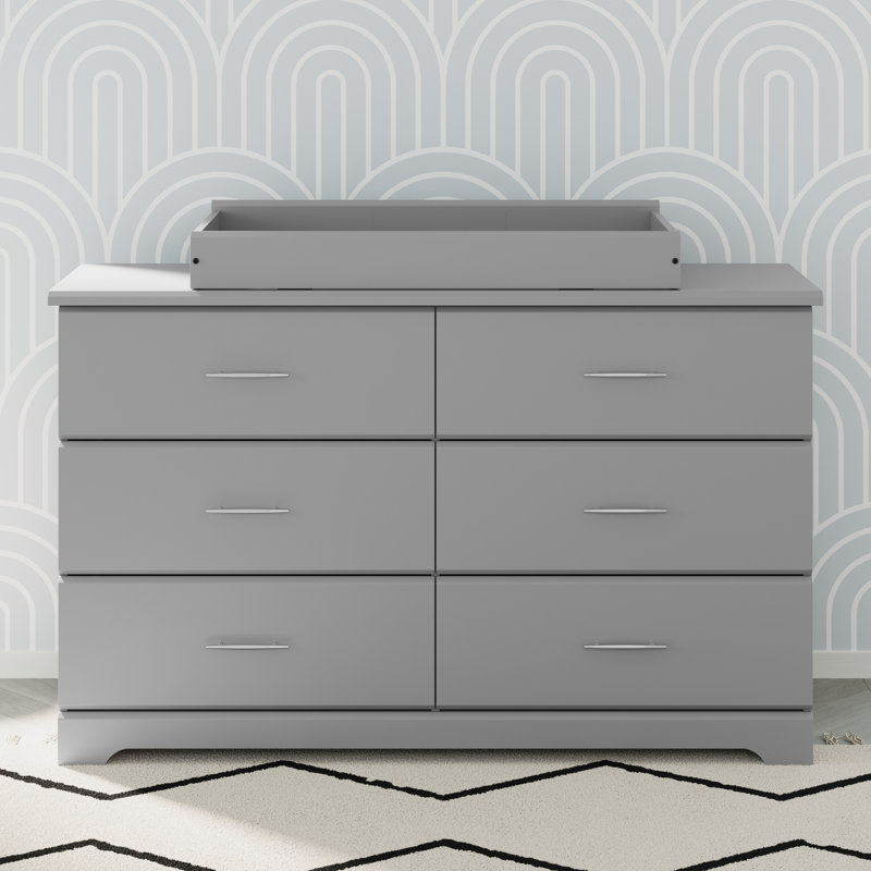 Nest Changing Table Topper, Pebble Gray